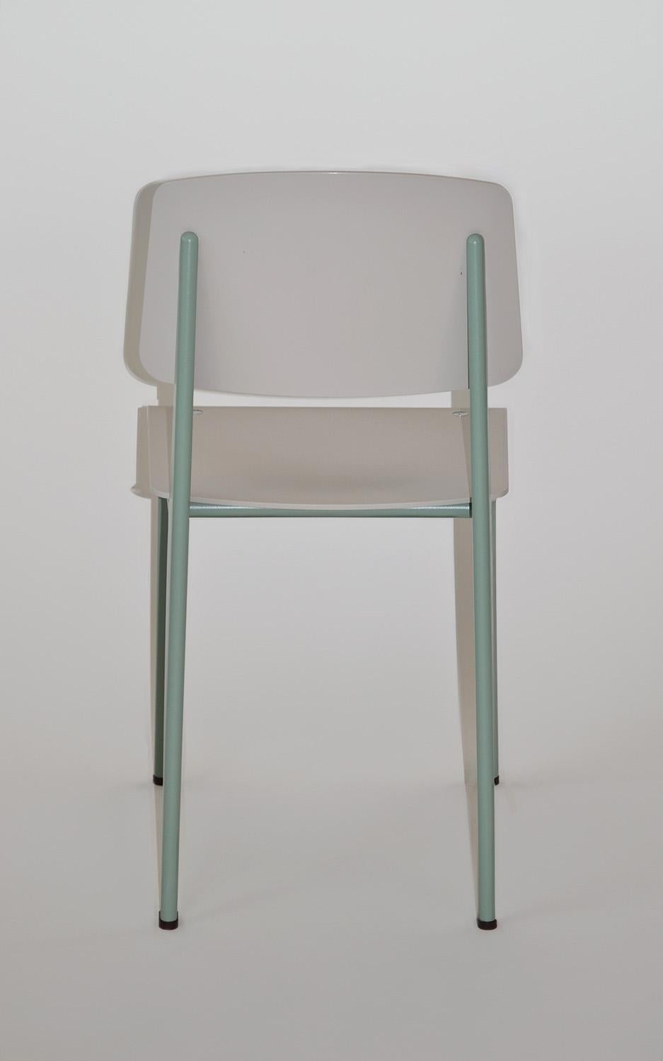 20th Century Set of Four Standard SP Chairs by Jean Prouvé from Vitra
