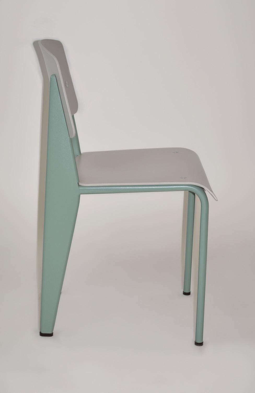 Steel Set of Four Standard SP Chairs by Jean Prouvé from Vitra