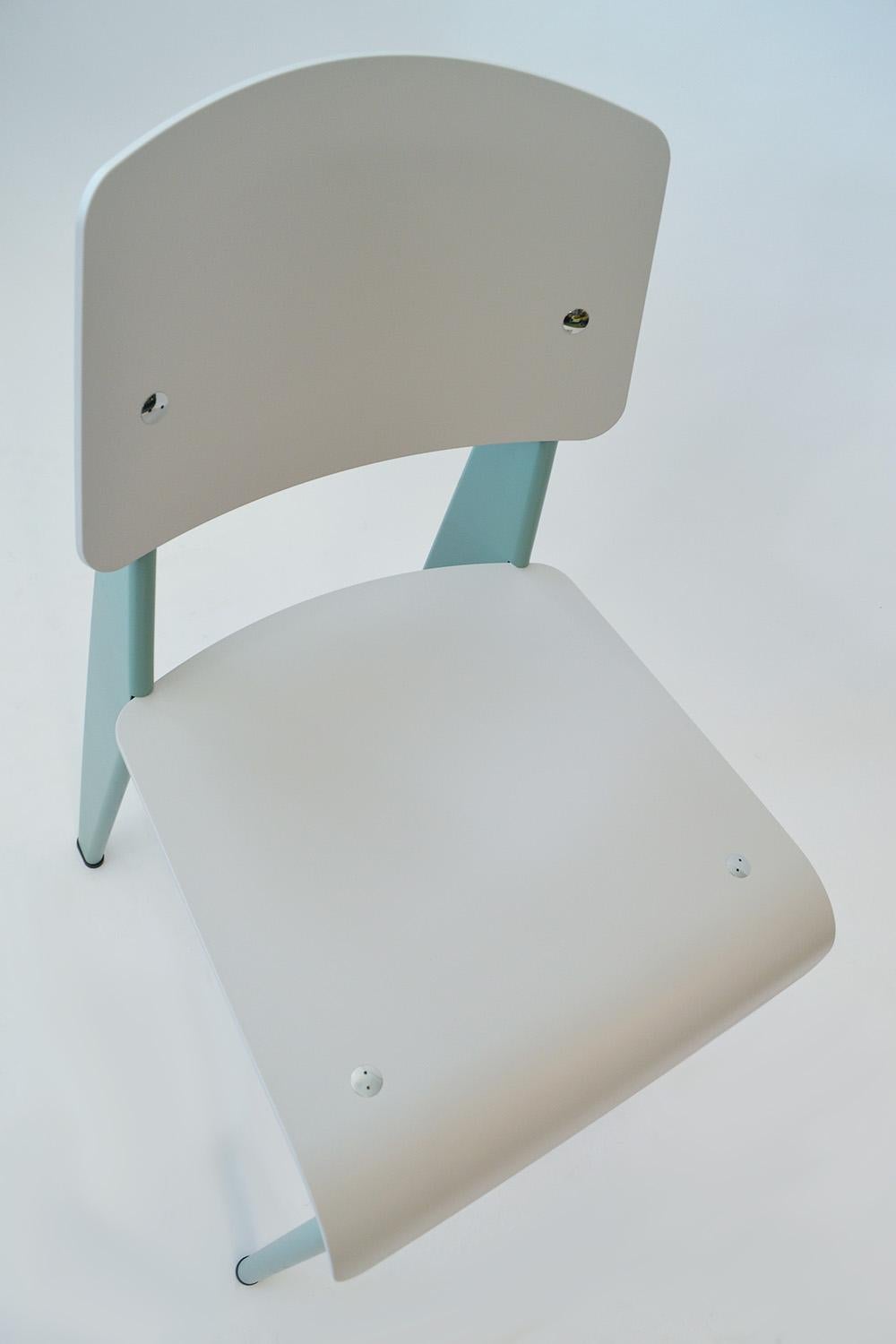 Set of Four Standard SP Chairs by Jean Prouvé from Vitra 2