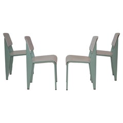 Set of Four Standard SP Chairs by Jean Prouvé from Vitra