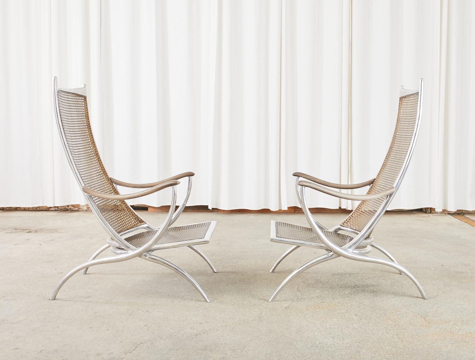 Steel Bronze Turku Lounge Chairs by Ironies  2