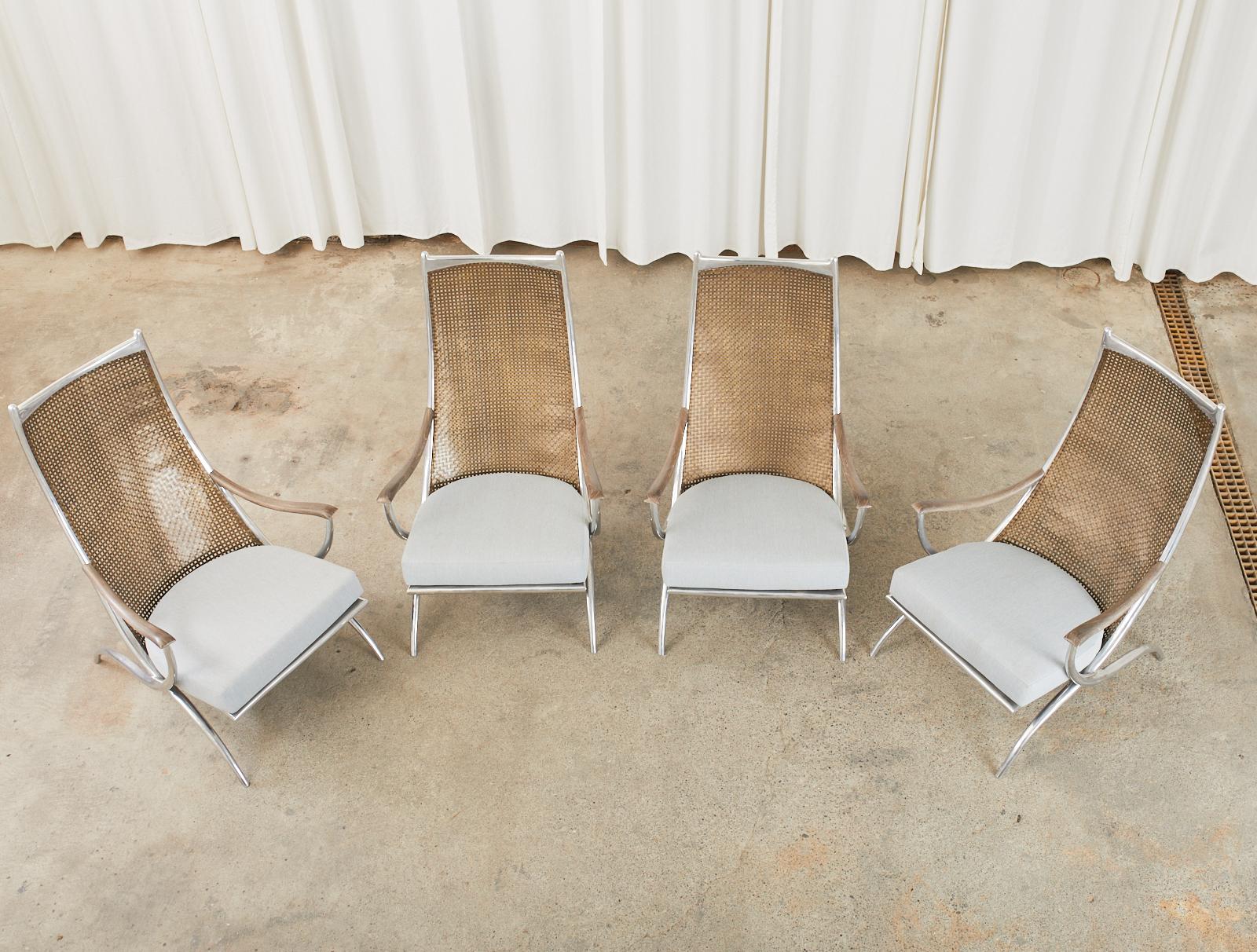 Modern Steel Bronze Turku Lounge Chairs by Ironies 