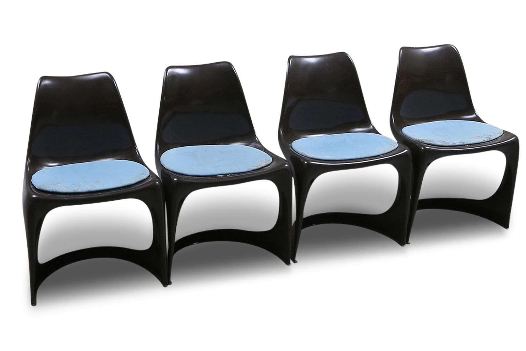 Mid-Century Modern Set of Four Steen Østergaard Model 291 Chairs For Sale