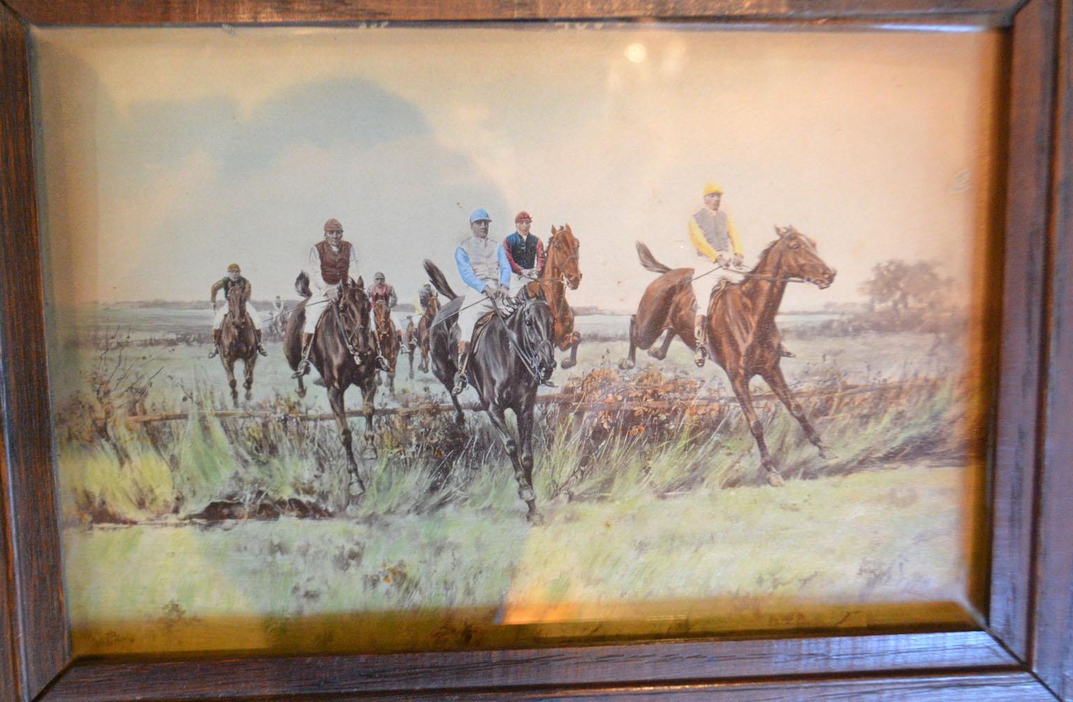 20th Century Set of Four Steeplechase Prints by Thomas Blinks For Sale