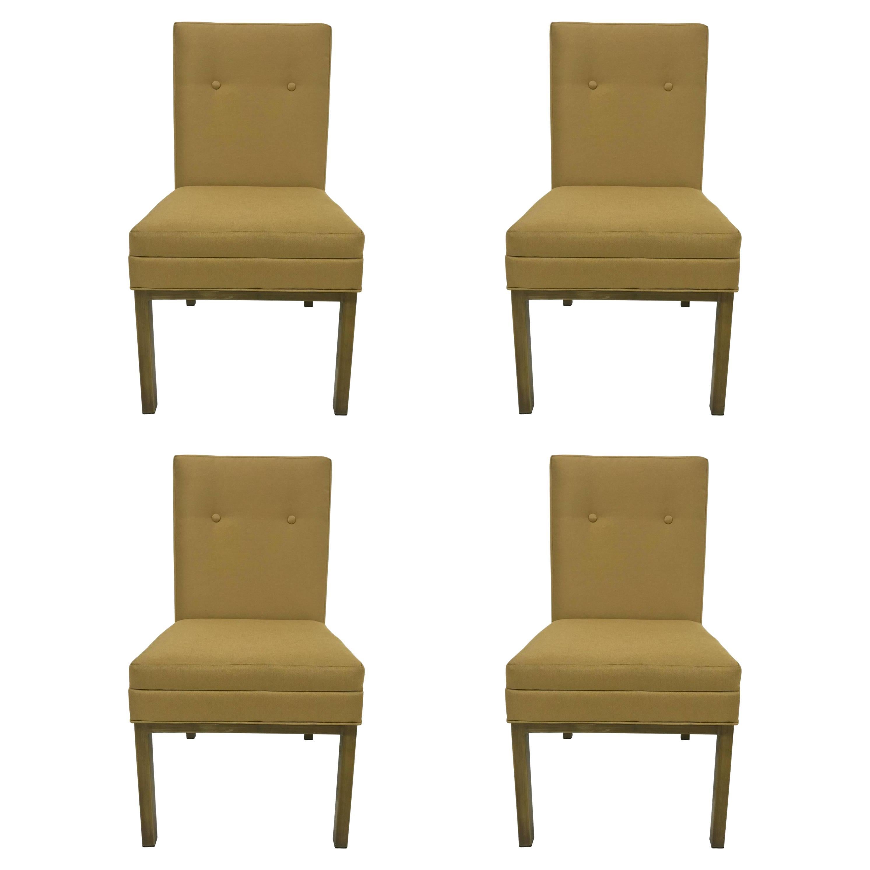 Set of Four Cobalt Blue Wicker Dining Chairs at 1stDibs blue wicker