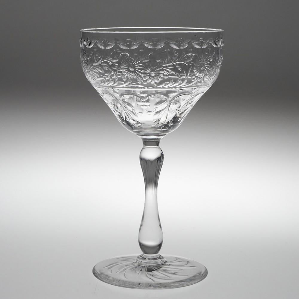 Set of Four Stevens and Williams Rock Crystal Champagne Coupes, circa 1910

Additional Information:
Heading : Set of Six Stevens and Williams Rock Crystal  Champagne Coupes
Period : Edward VII - George V c1910
Origin : Brierley Hill,
