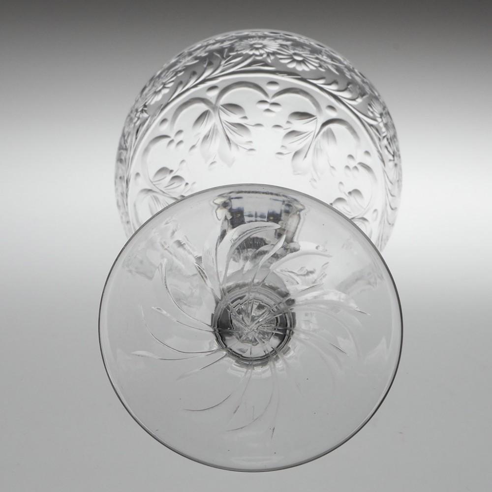 Set of Four Stevens and Williams Rock Crystal Champagne Coupes, circa 1910 1