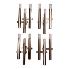 Set of Four Stilnovo Wall Sconces