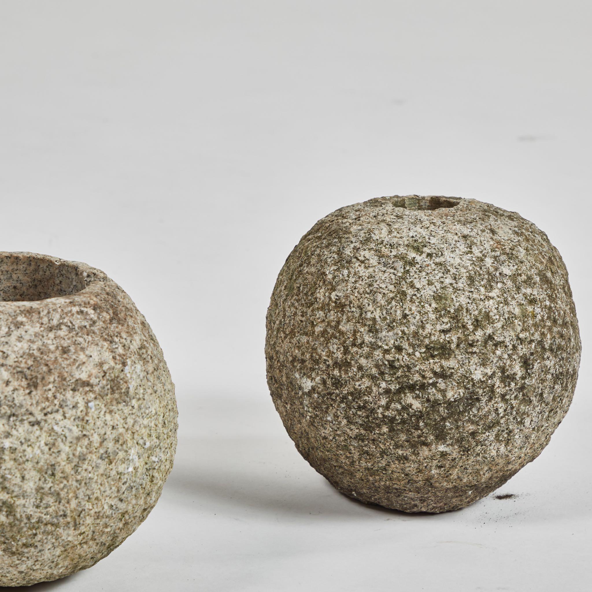 Edwardian Set of Four Stone Balls