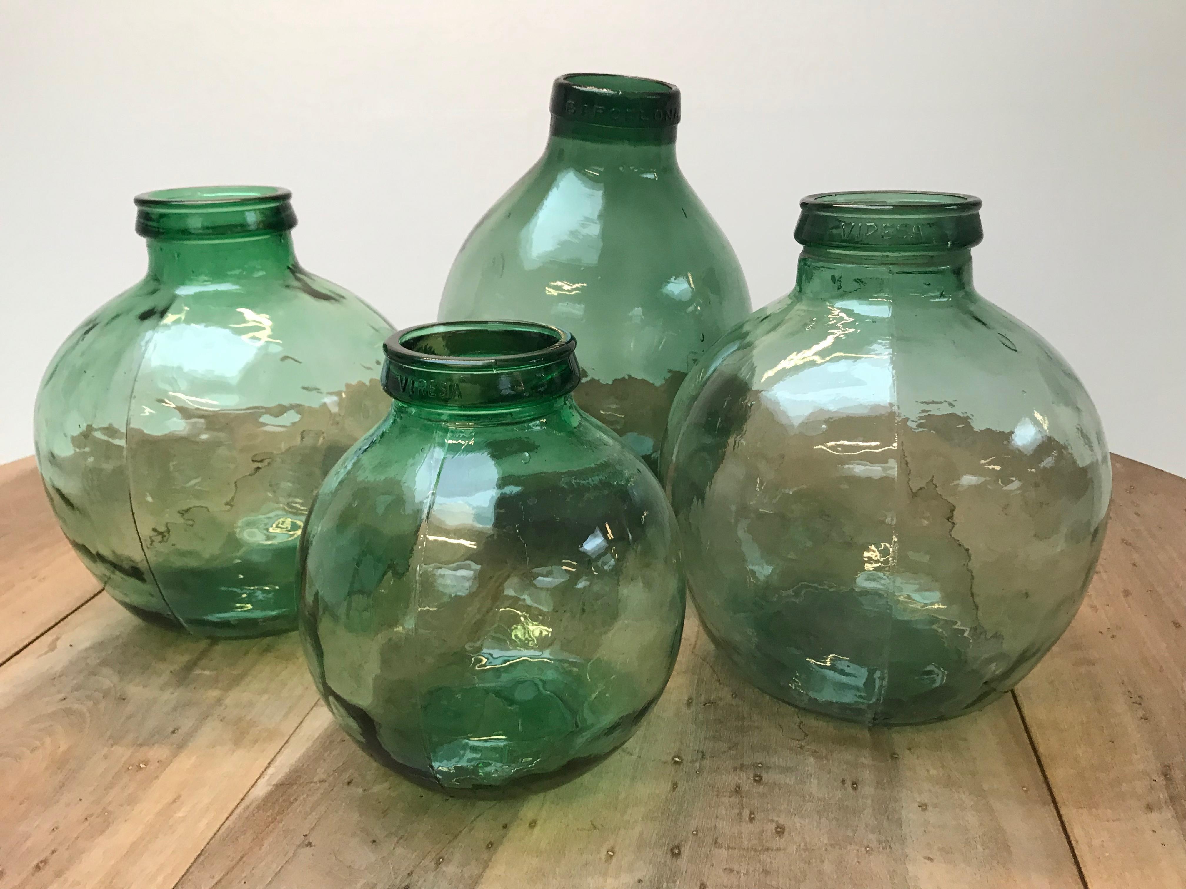 Spanish Set of Four Storage Jars For Sale