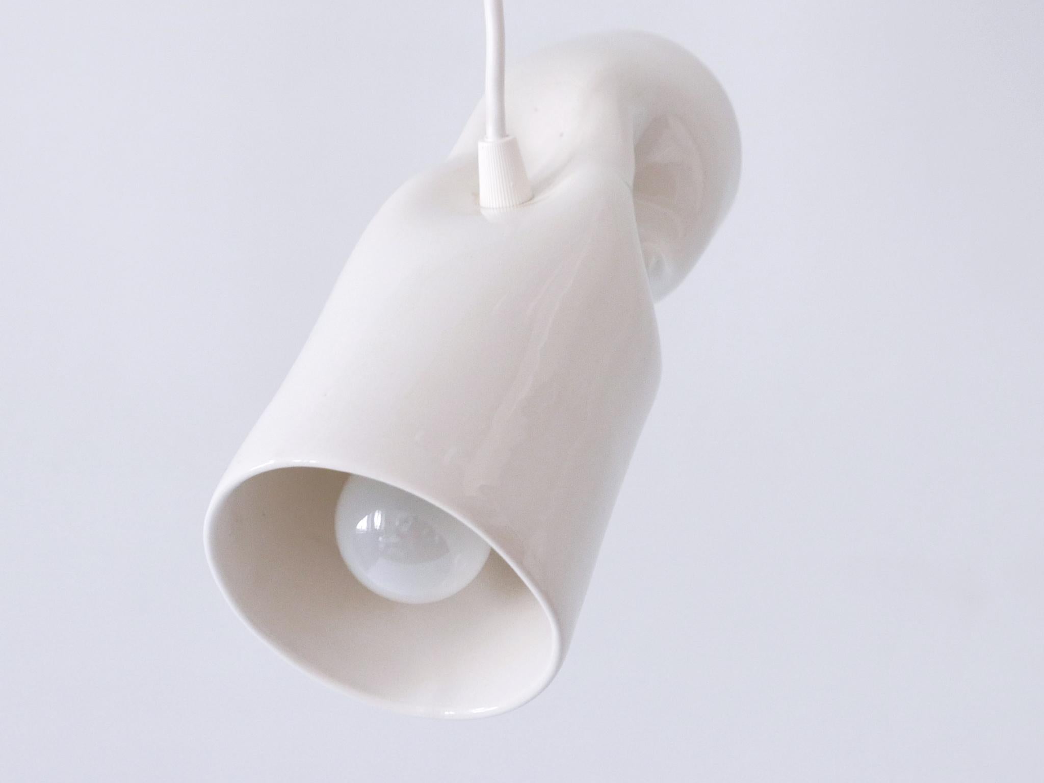 Set of Four Strangled Light Pendant Lamps by Gitta Gschwendtner for Artificial For Sale 7