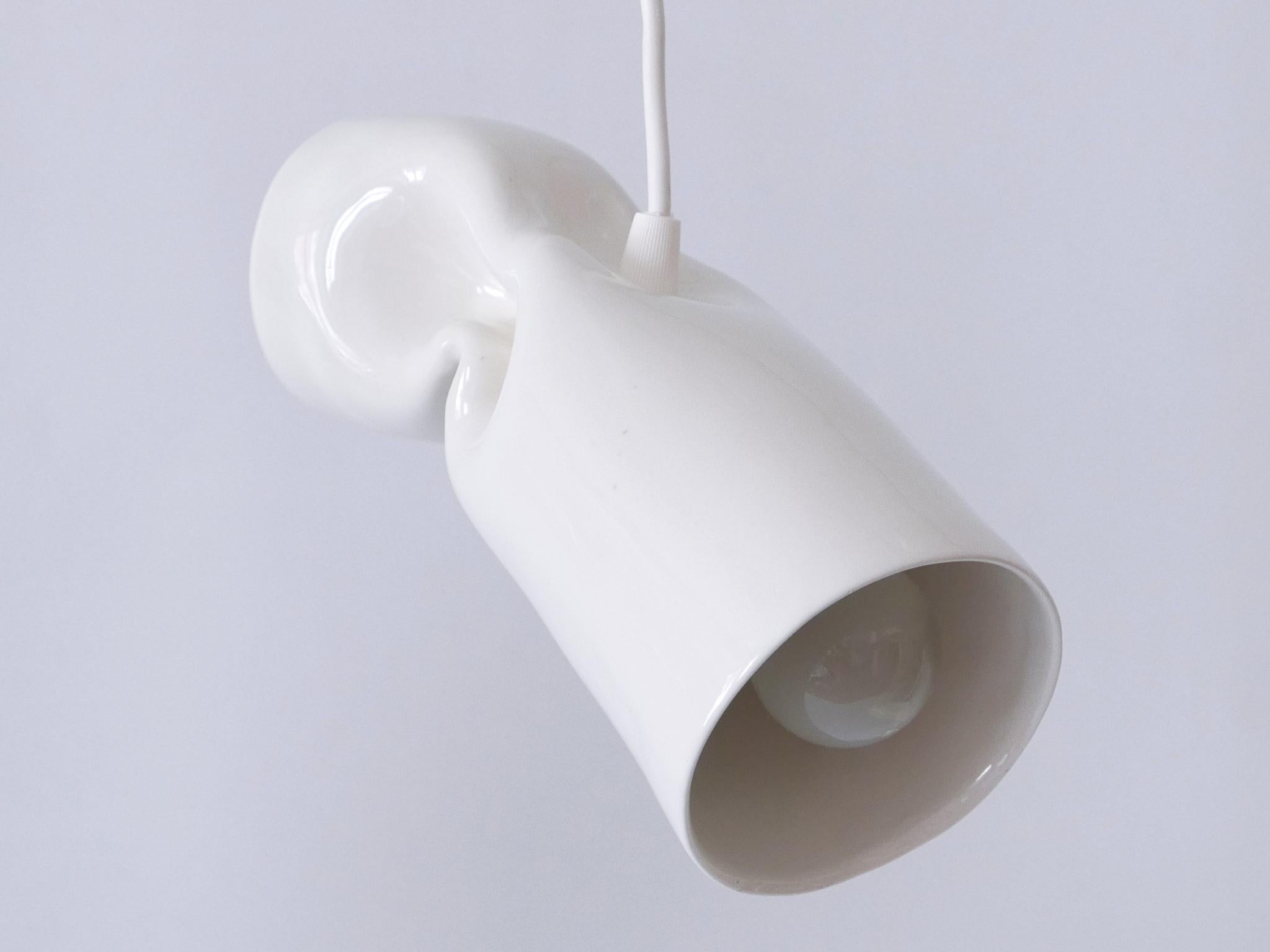 Set of Four Strangled Light Pendant Lamps by Gitta Gschwendtner for Artificial For Sale 8