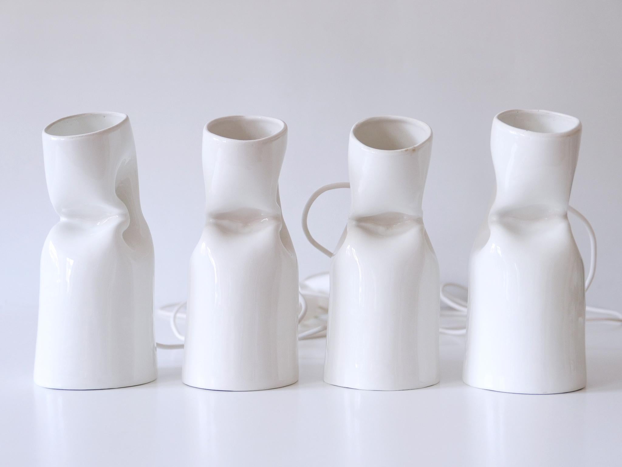 Set of Four Strangled Light Pendant Lamps by Gitta Gschwendtner for Artificial For Sale 10