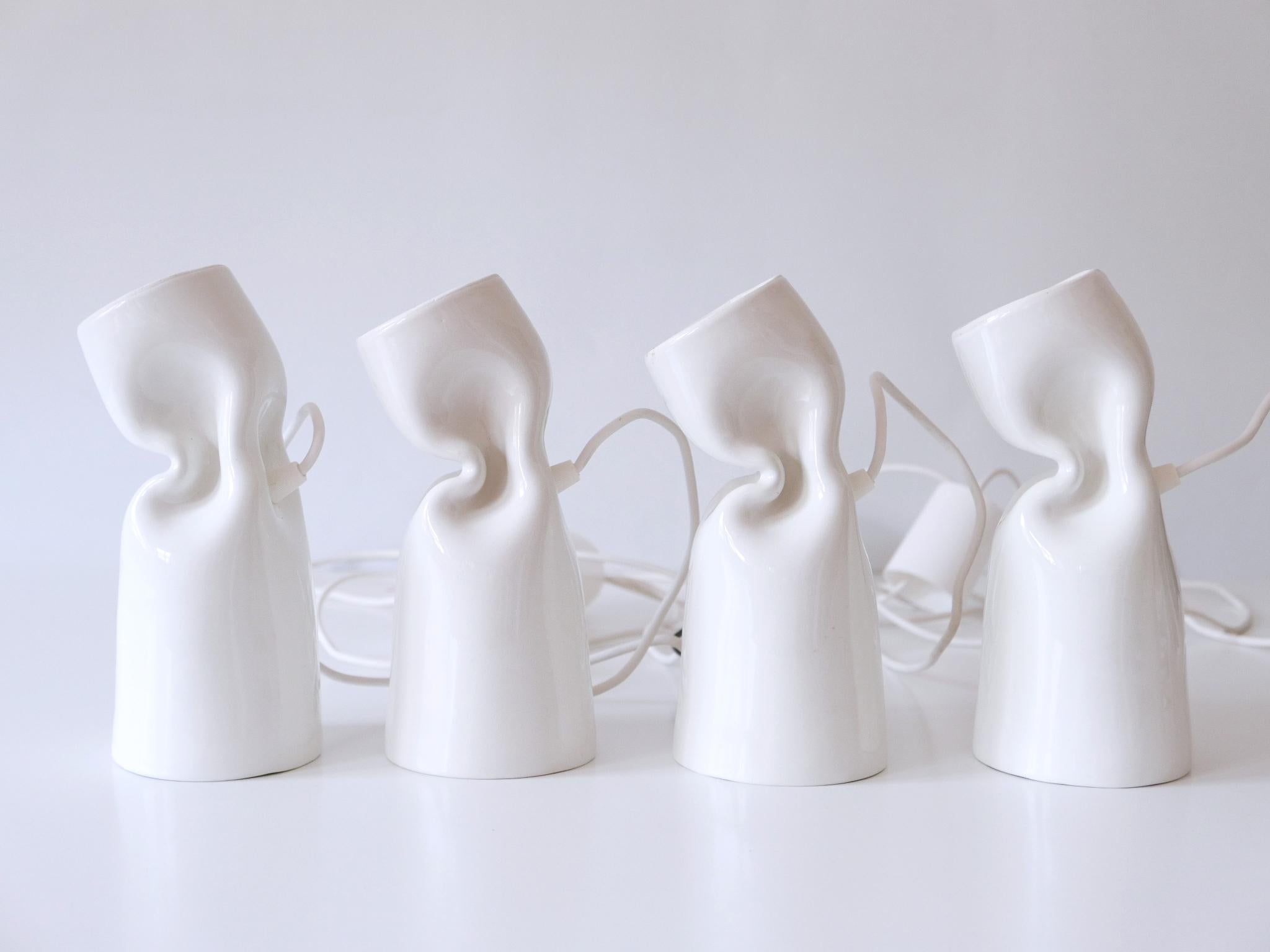 Set of Four Strangled Light Pendant Lamps by Gitta Gschwendtner for Artificial For Sale 12