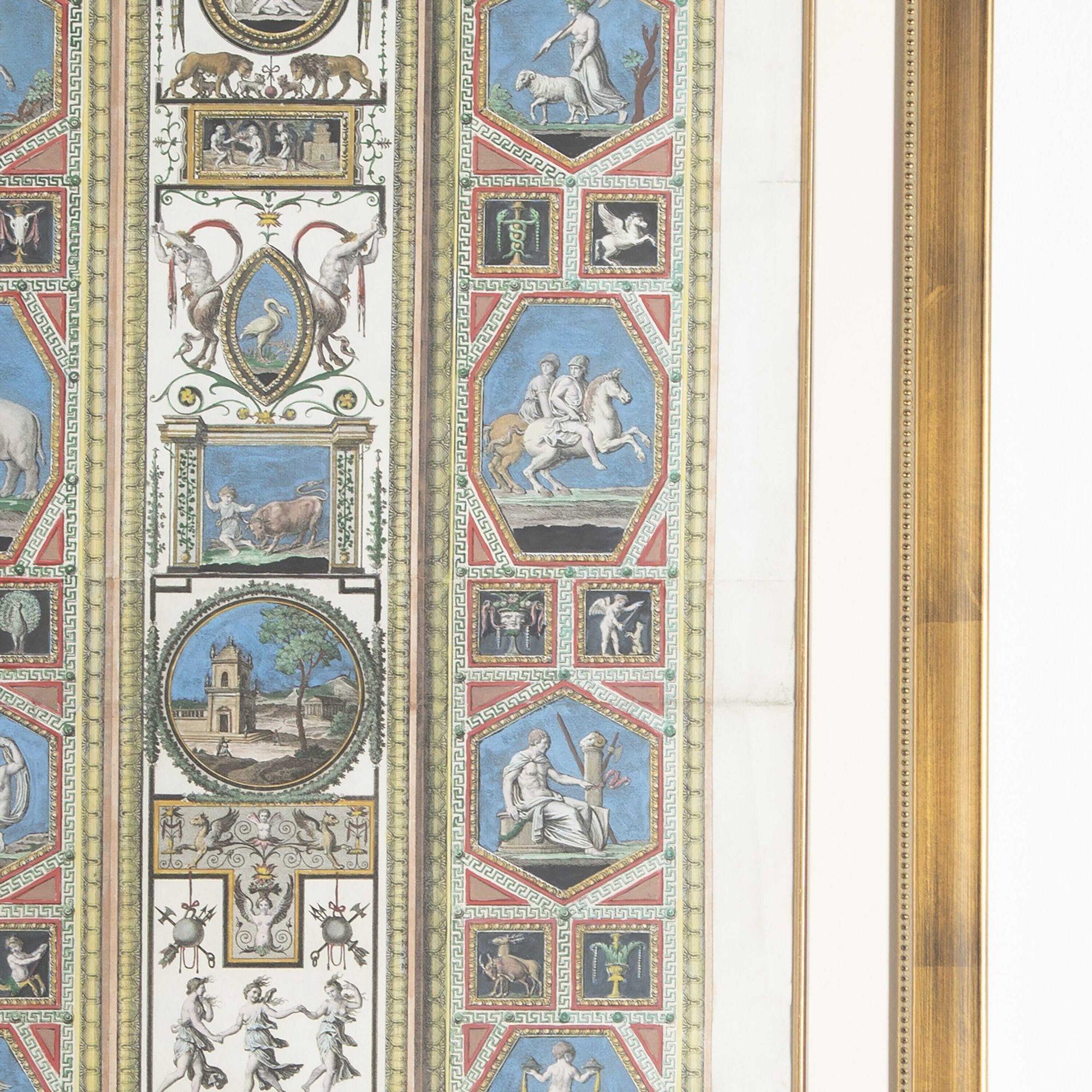 Set of Four Studies of Raphael Frescoes In Excellent Condition In Gloucestershire, GB