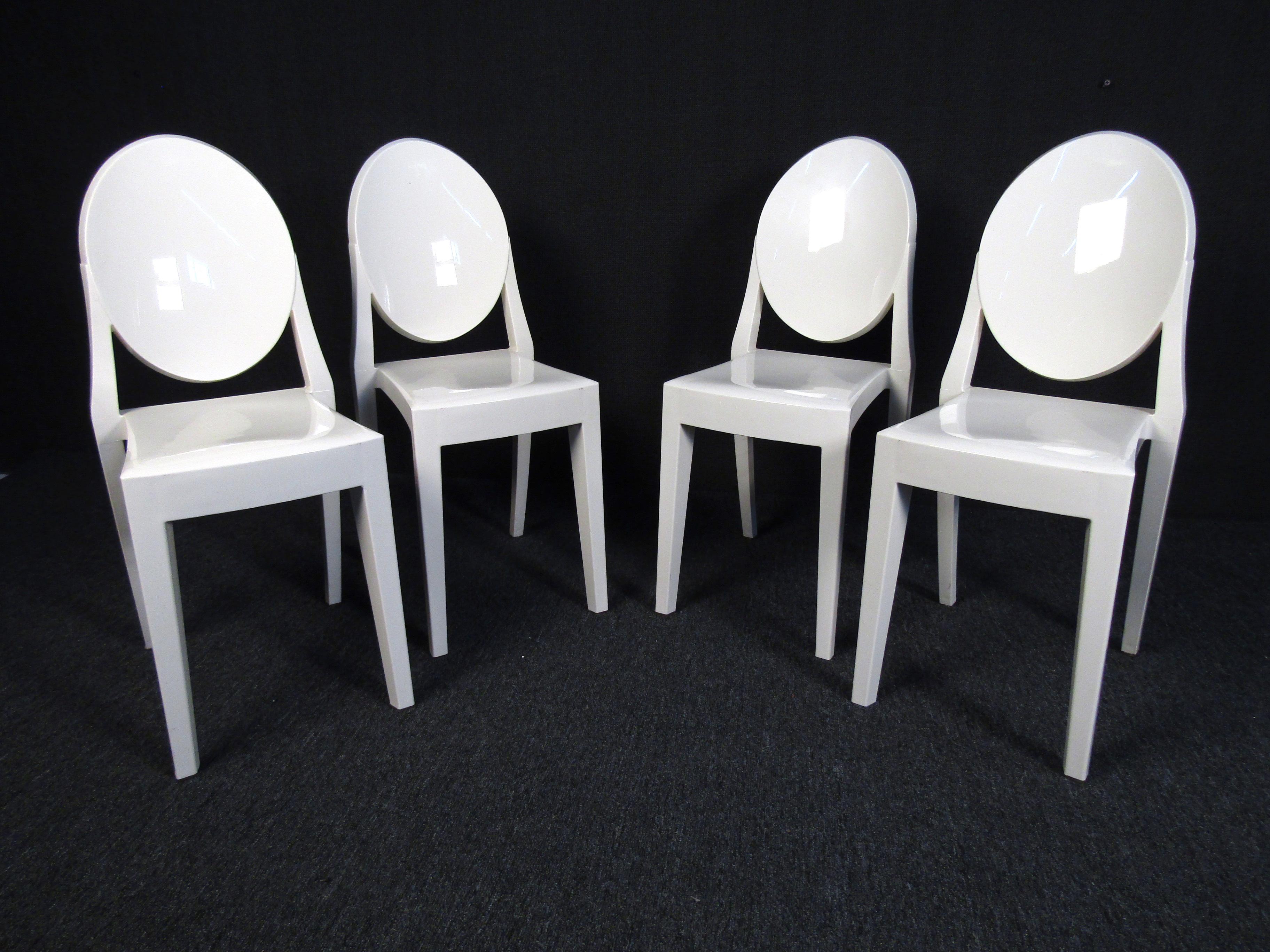 stylish plastic chairs in
