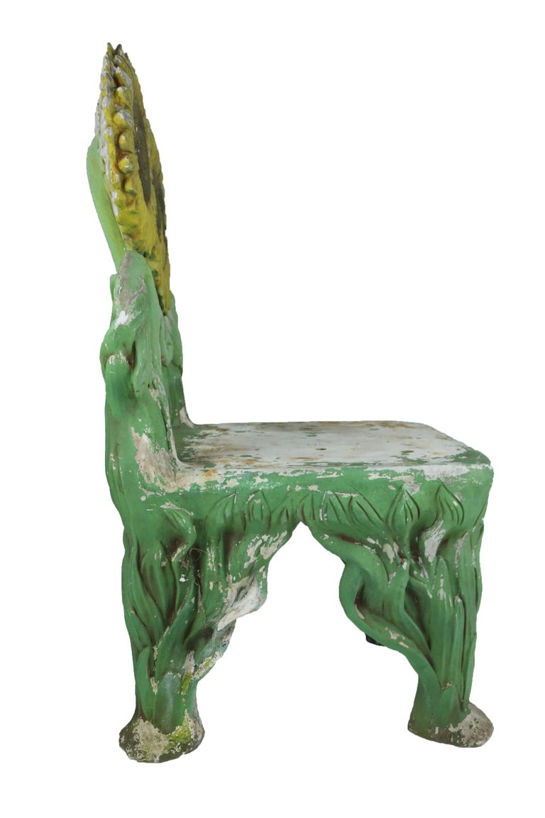 Set of Four Sunflower Chairs For Sale at 1stDibs