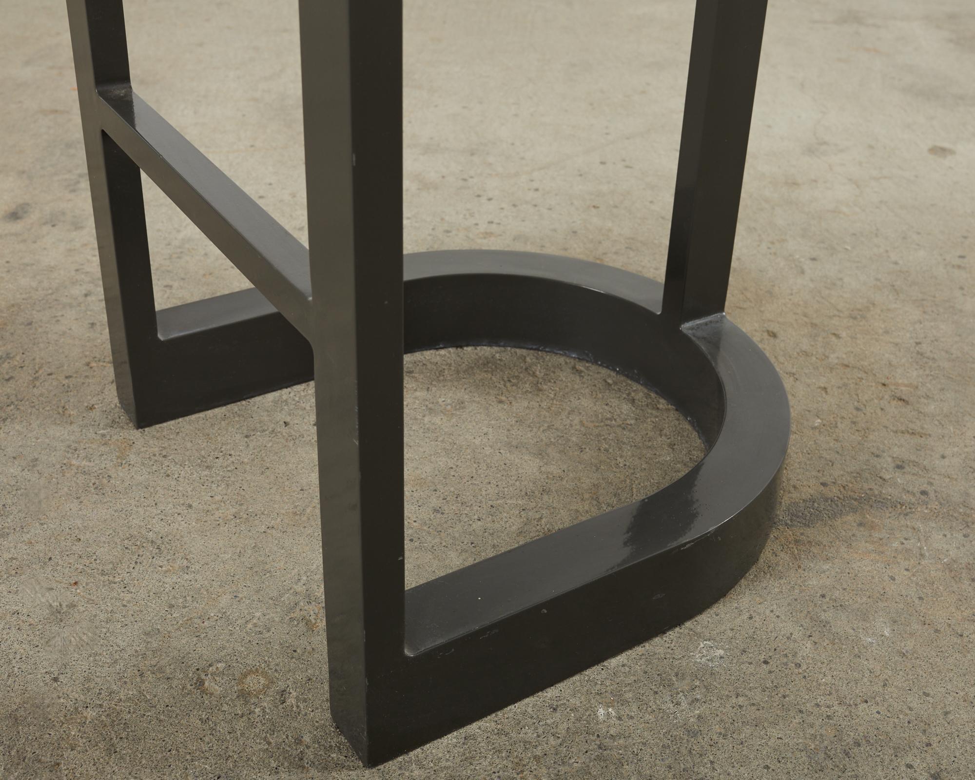 Set of Four Sutherland Powder Coated Aluminum Barstools 8