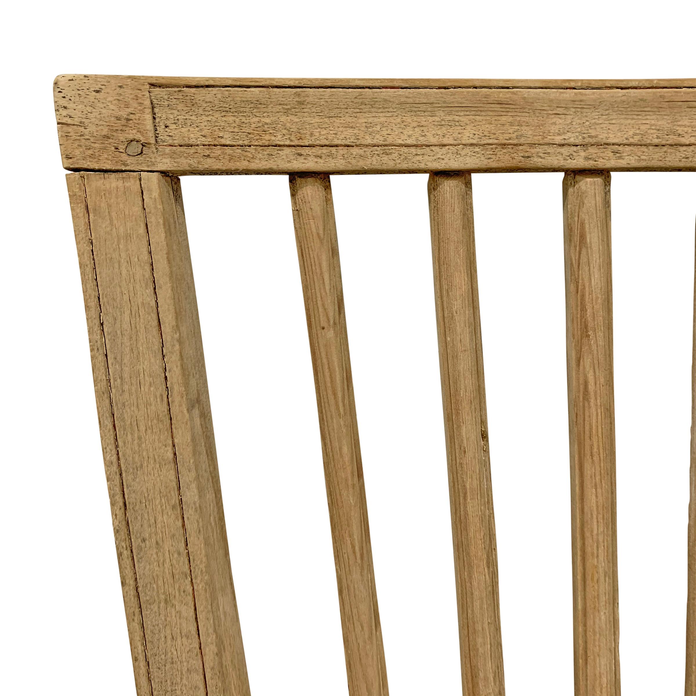 Set of Four Swedish Gustavian Pine Dining Chairs 2