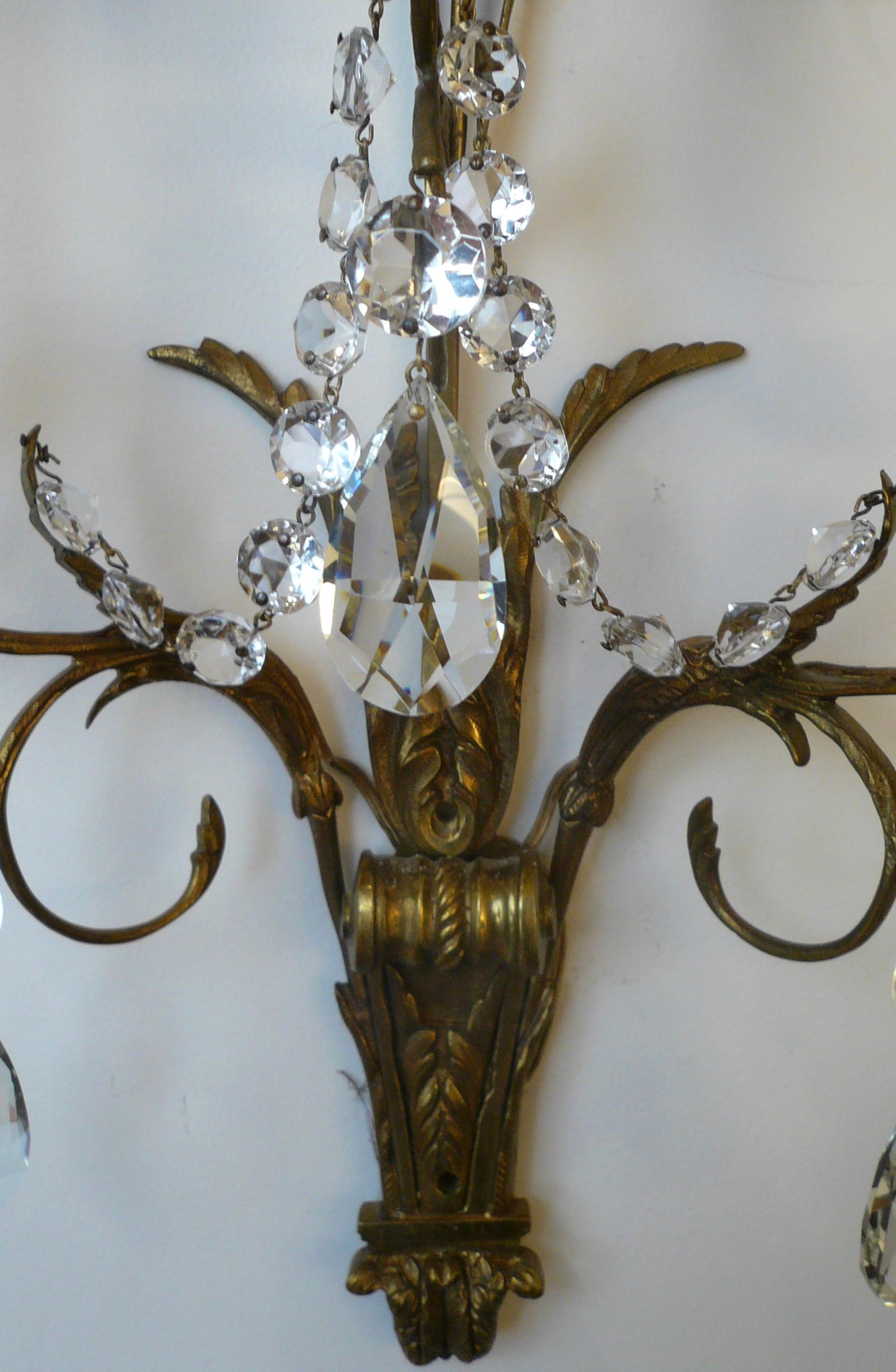 Set of Four Swedish Neo-Classical Style Sconces For Sale 4