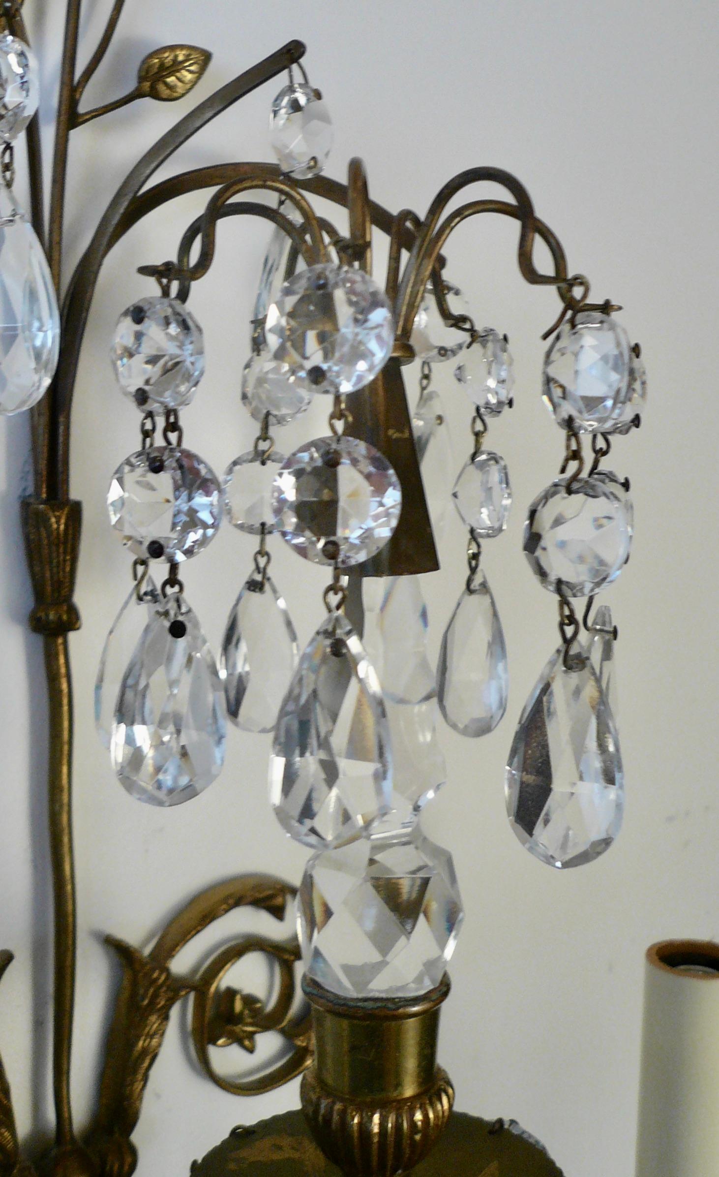 Set of Four Swedish Neo-Classical Style Sconces In Good Condition For Sale In Pittsburgh, PA