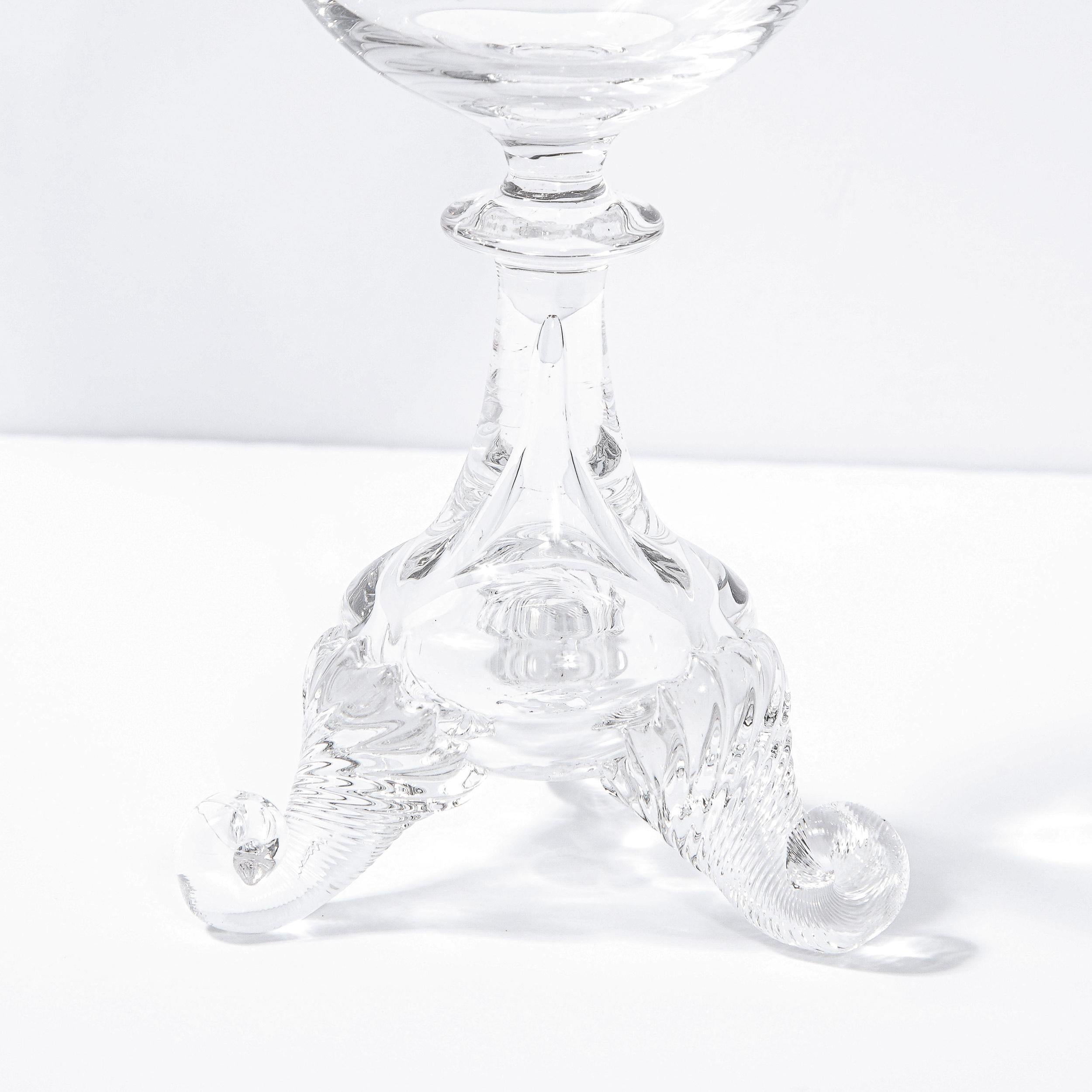 Set of Four Swedish Neoclassical 19th Century Translucent Glass Apertif/ Liqueur In Excellent Condition In New York, NY
