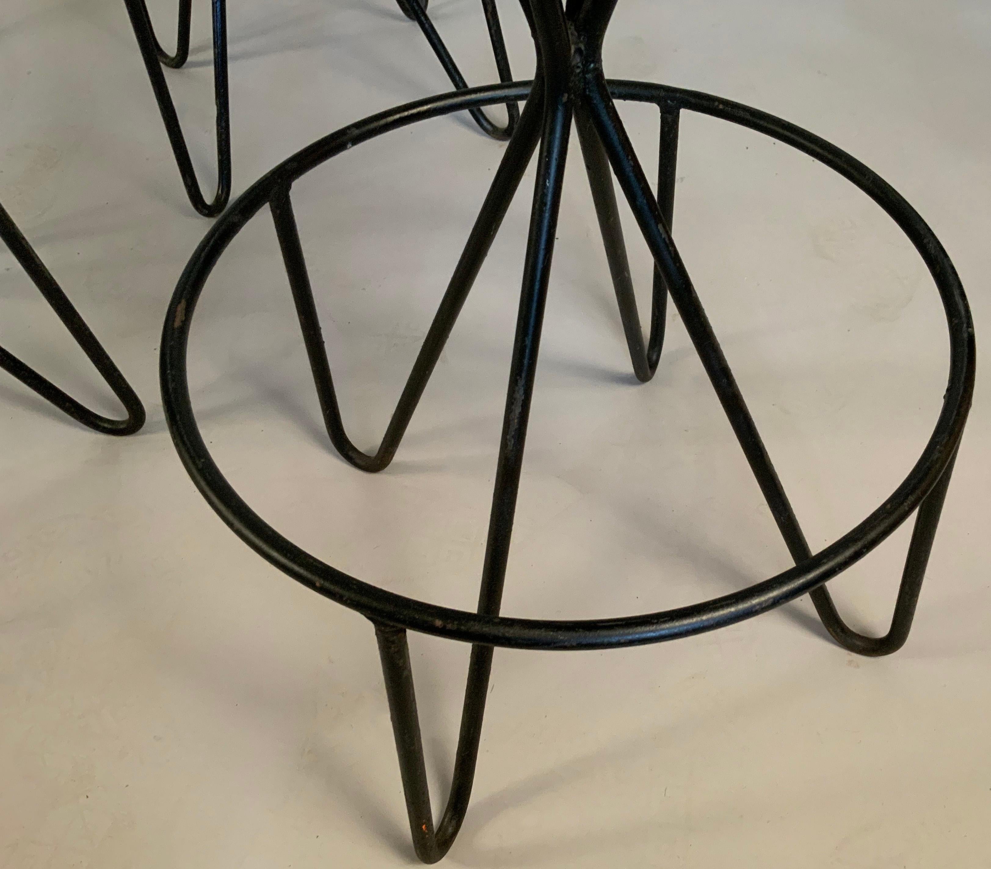 Set of Four Swivel Barstools by Paul Tuttle In Good Condition In Hudson, NY