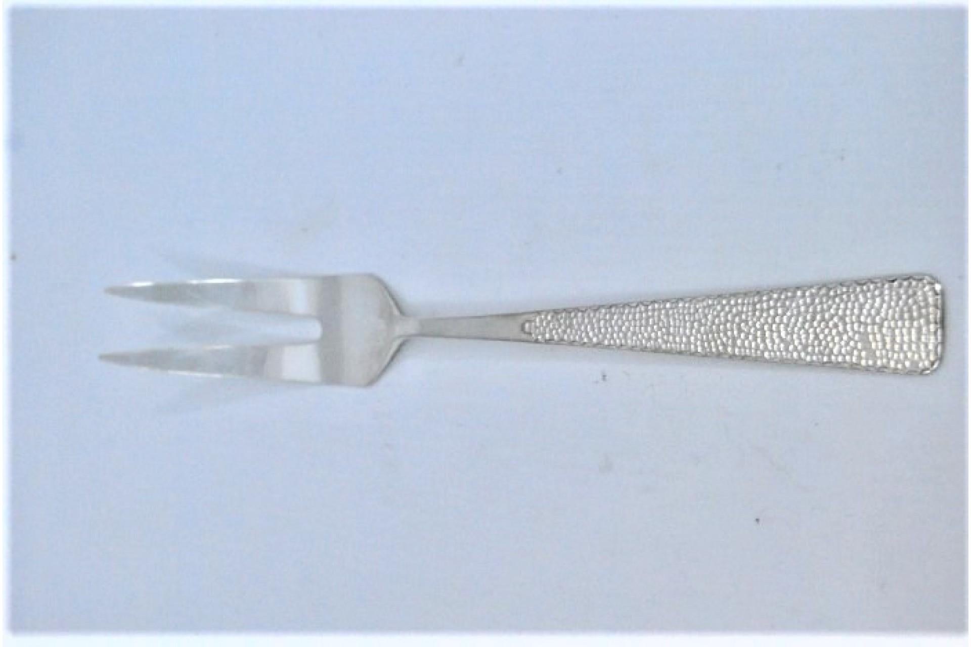 Europeo Set of four table cutlery in hammered silver handles in vendita