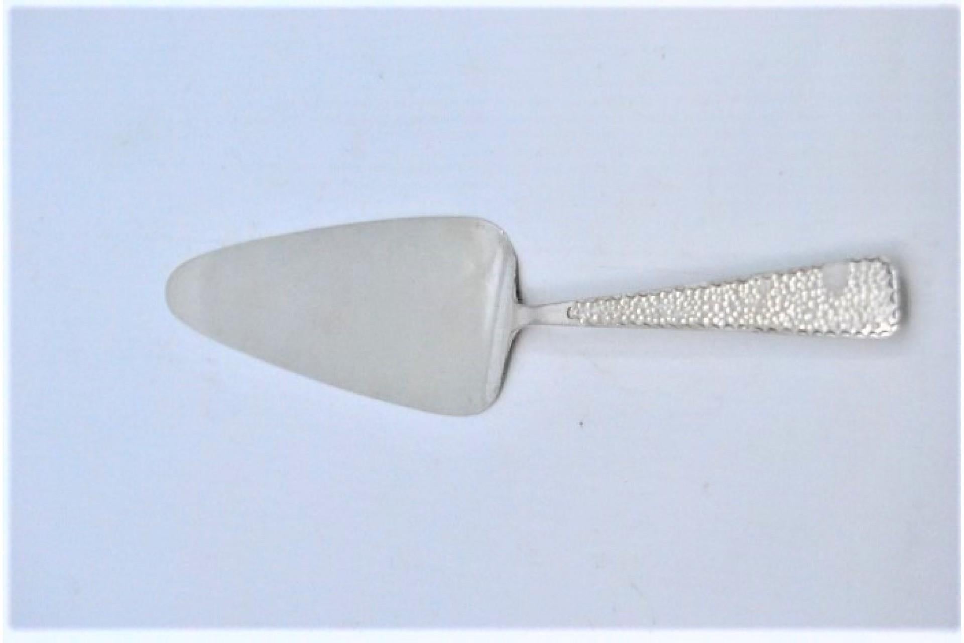 XX secolo Set of four table cutlery in hammered silver handles in vendita