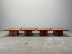Ensemble de quatre tables de Frank Lloyd Wright pour Henredon