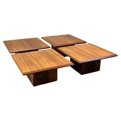 Set di quattro tavoli di Frank Lloyd Wright per Henredon