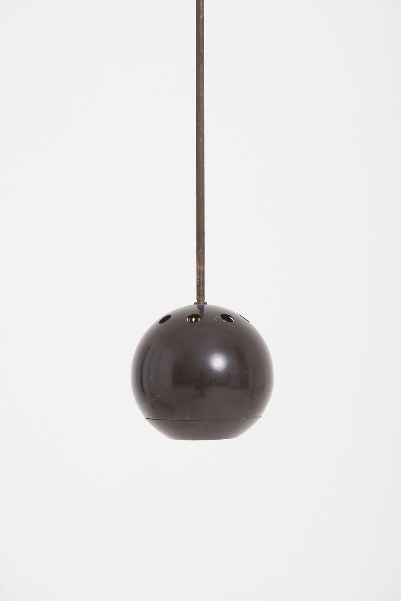 Set of Four Tall Ceiling Lights In Good Condition For Sale In London, GB