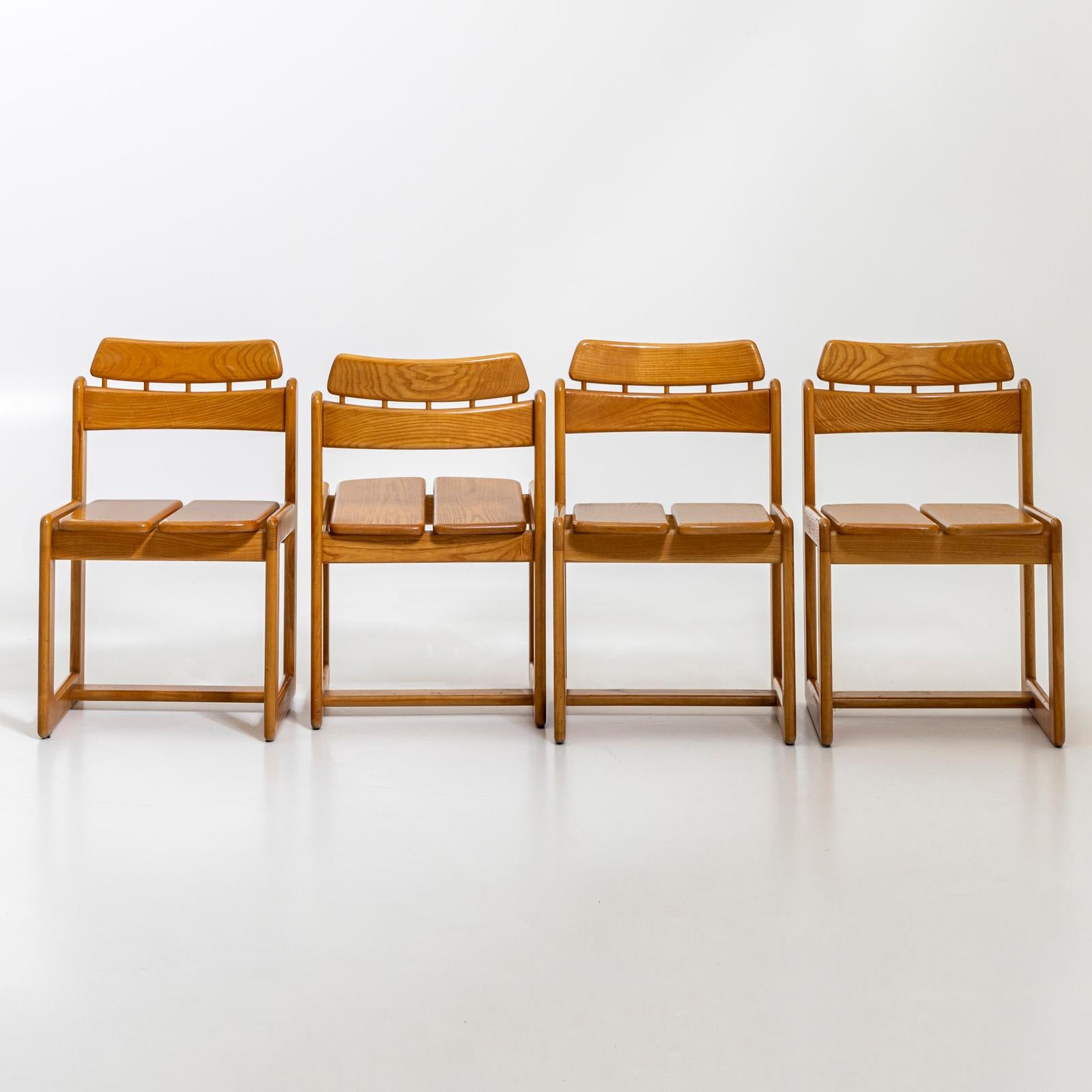 Modern Set of four 'Tapiolina' chairs by I. Tapiovaara for Fratelli Montina, 1970/80s For Sale