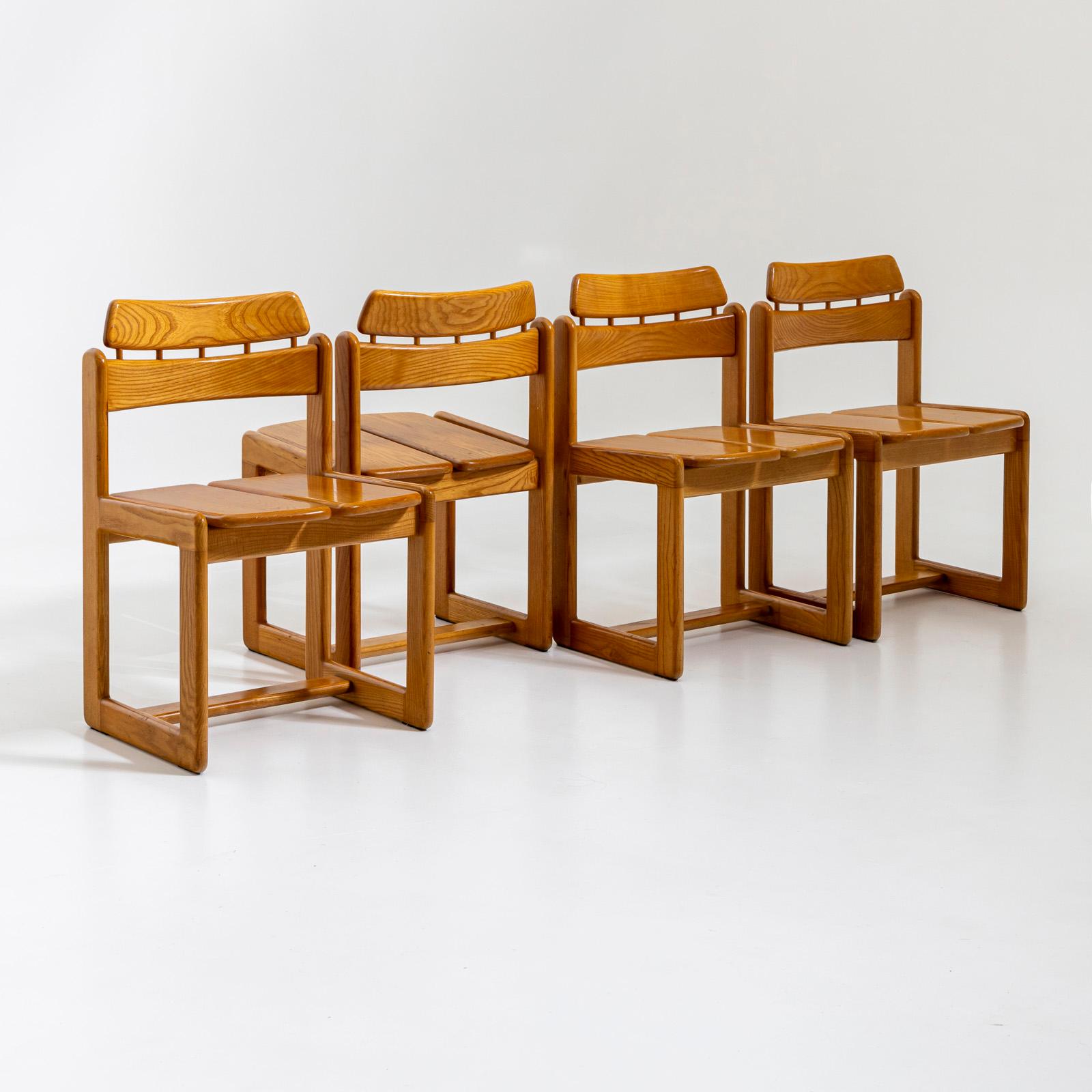 Italian Set of four 'Tapiolina' chairs by I. Tapiovaara for Fratelli Montina, 1970/80s For Sale