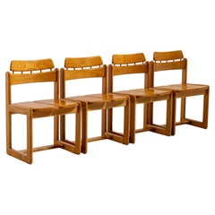 Set di quattro sedie "Tapiolina" di I. Tapiovaara per Fratelli Montina, anni 1970/80