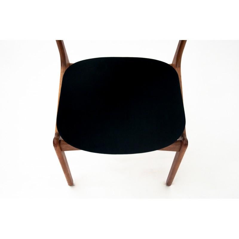 Set of Four Teak Chairs Danish Designed by Erik Buch, Model 49 1
