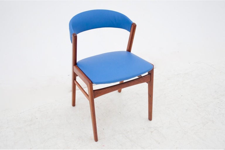 Set of Four Teak Danish Dining Chairs, 1960s For Sale 2