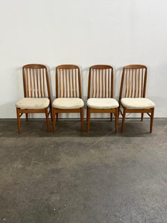 Set of Four Teak Dining Chairs by Benny Linden