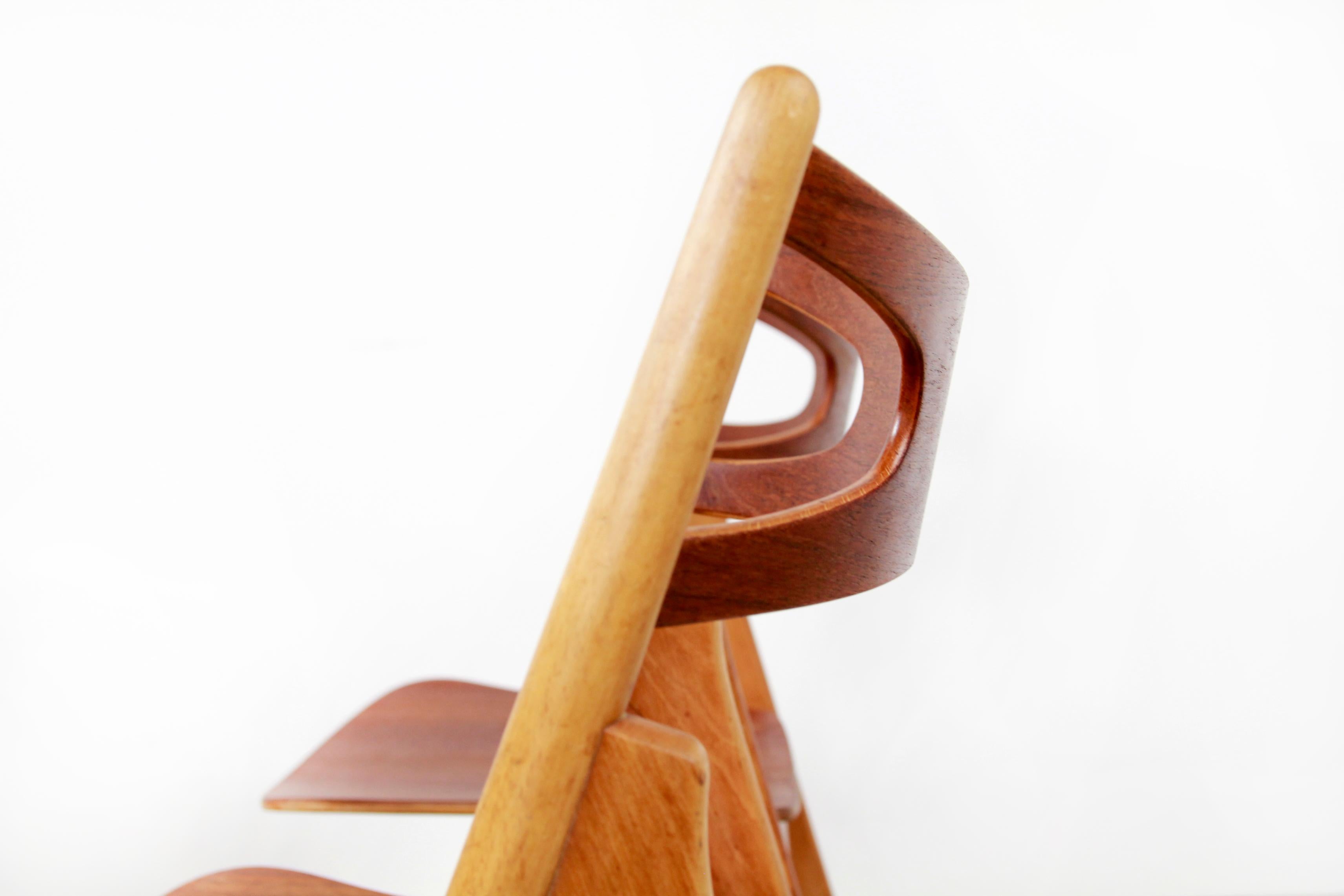 20th Century Set of Four Teak Hans J Wegner Sawbuck Model CH29 Chairs by Carl Hansen