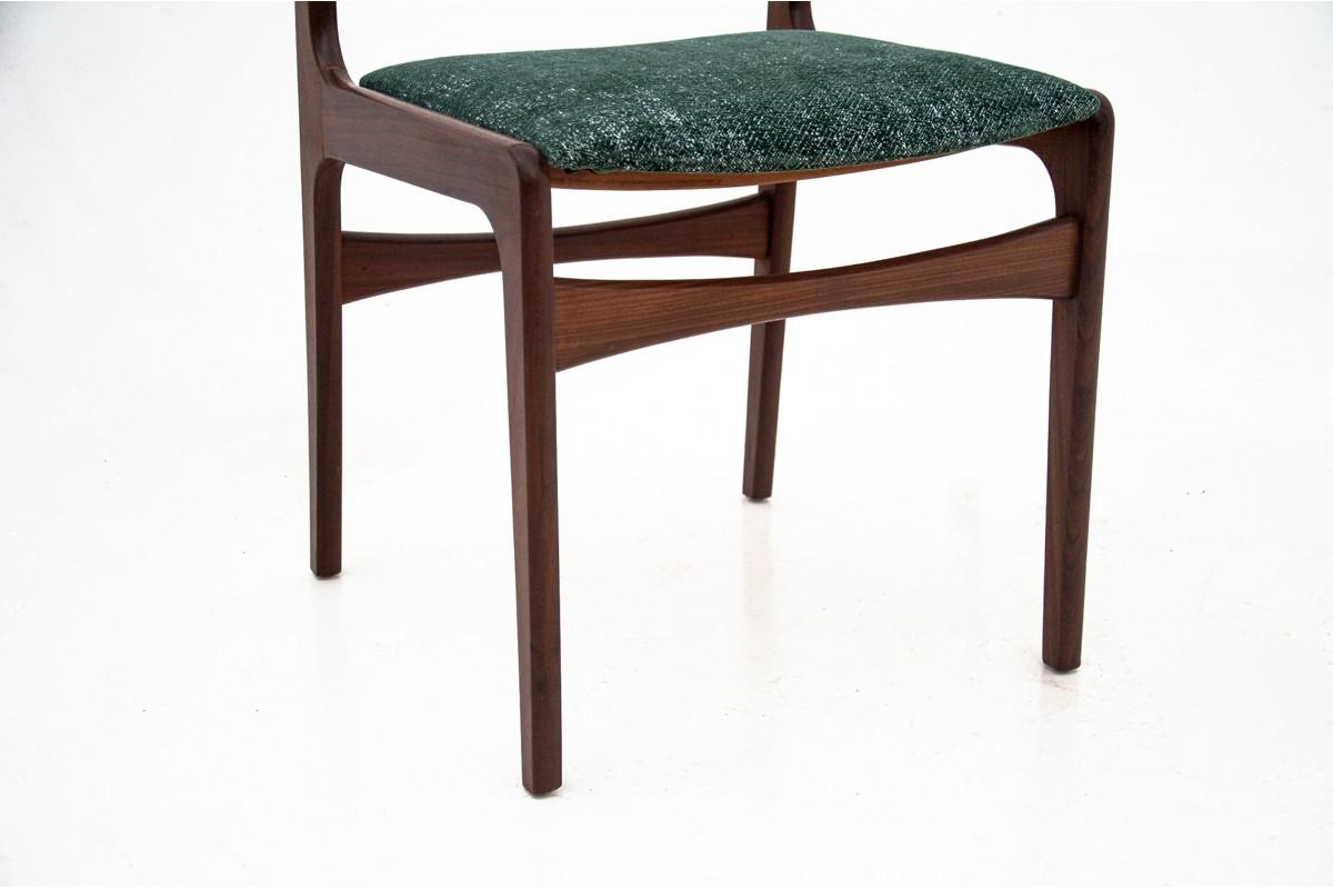 Mid-Century moderno Set di quattro sedie vintage in teak, design retrò danese, anni '50 in vendita