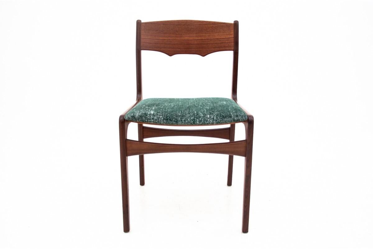 Teak Set di quattro sedie vintage in teak, design retrò danese, anni '50 in vendita