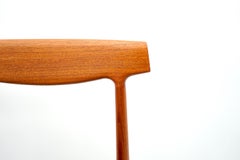 Set of Four Teak Wood Dining Chairs Mod. 60 by Henning Kjaernulf, 1960s