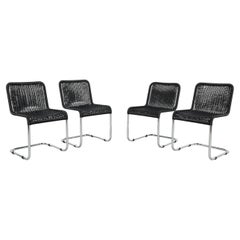 Set of Four Tecta D41-Style Cantilever Chairs by Marcel Breuer