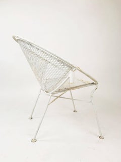 Set of Four Tempestini for Salterini Hoop Large Lounge with Umbrella Holder