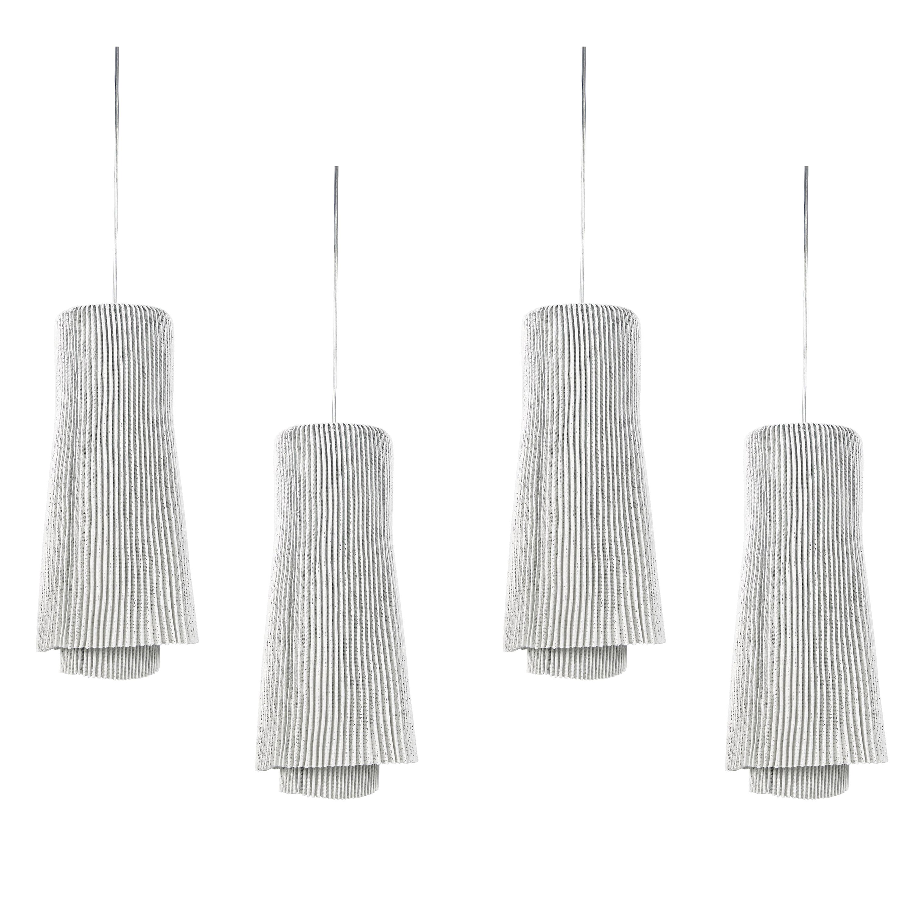 Set of Four Tempo Andante Pendant Lights For Sale