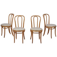 Set of Four Thonet Bentwood Dining Chairs