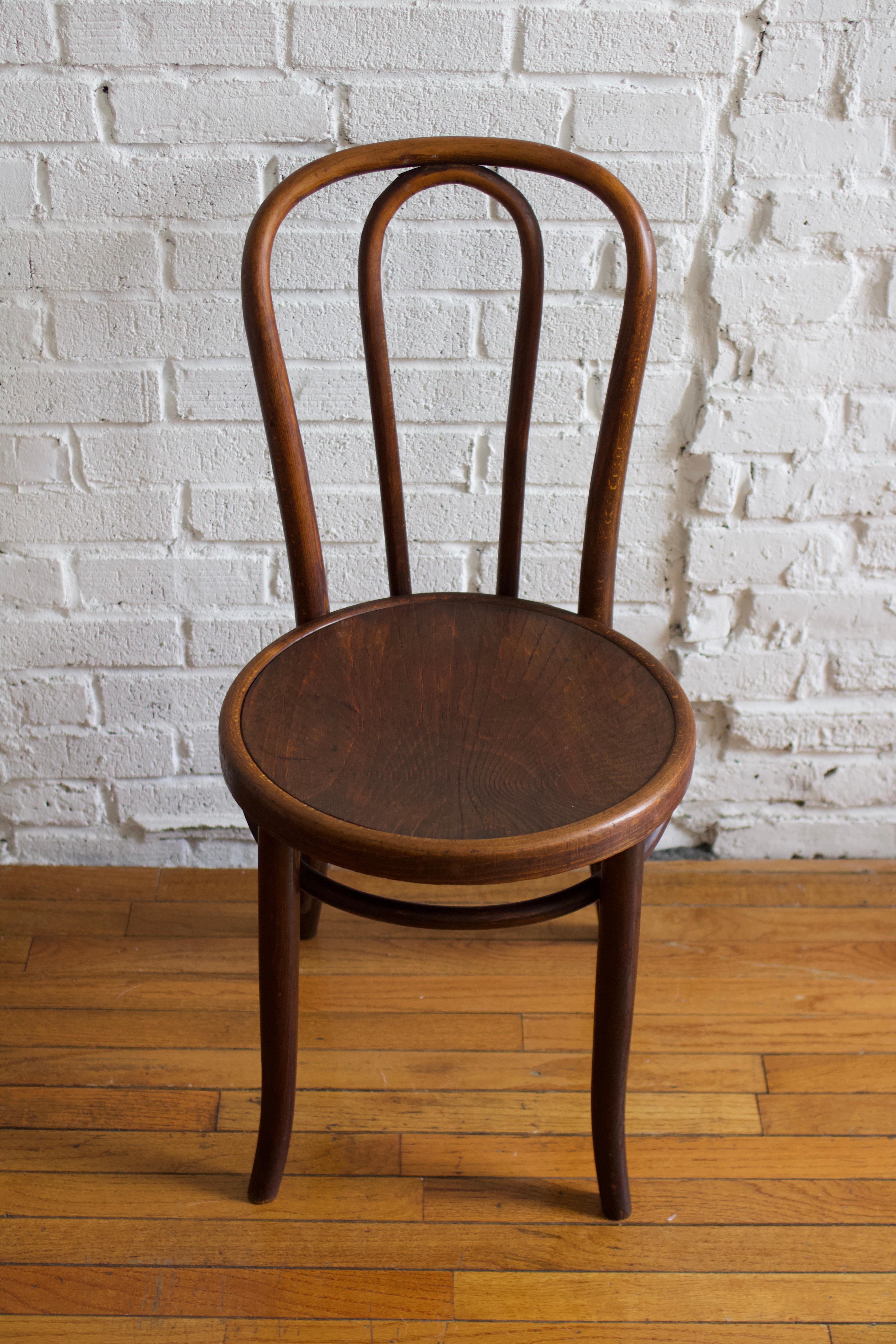 Set of Four Thonet Bentwood No. 18 Chairs, 1960s 6