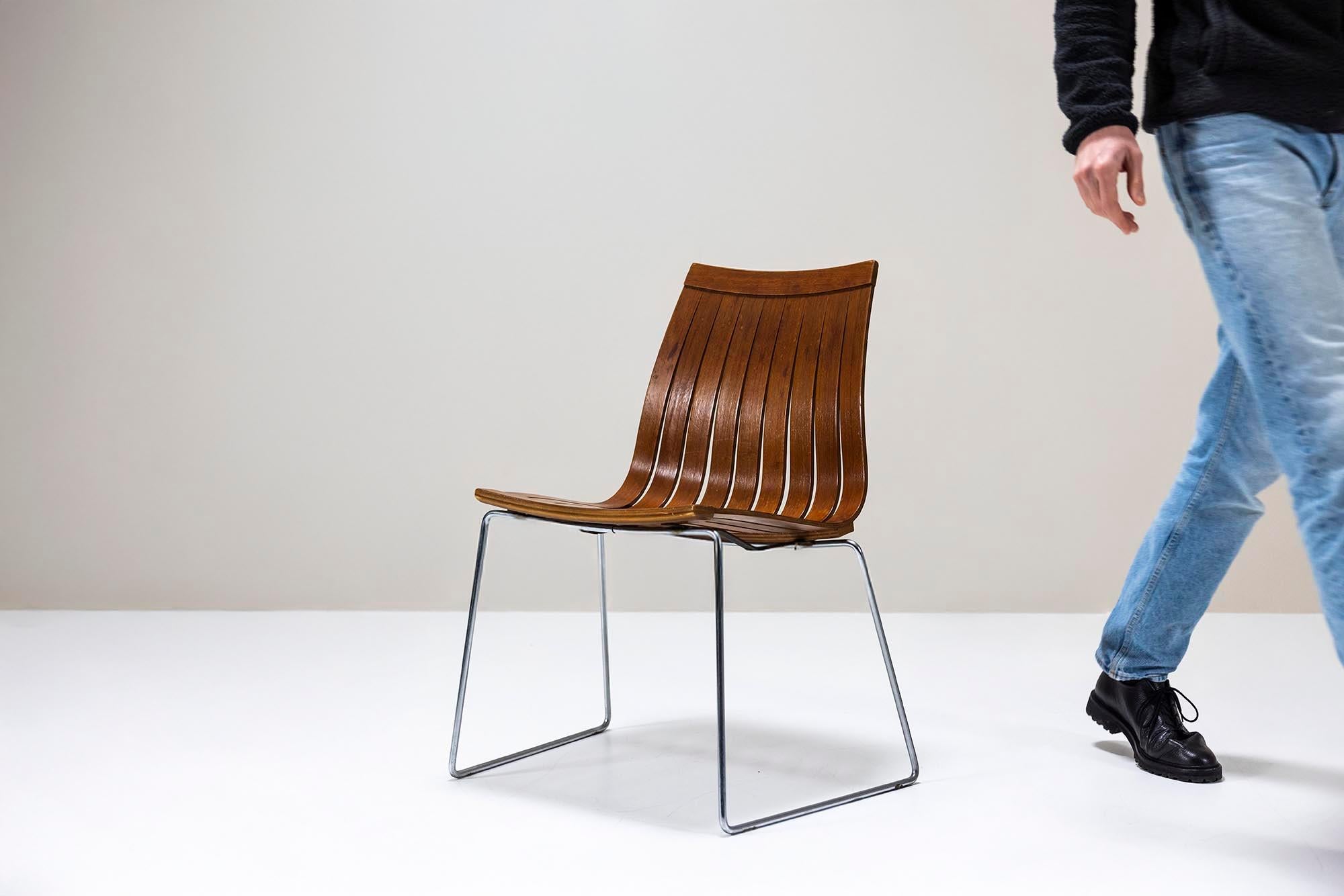 Set of Four Tønnestav Dining Chairs by Kjell Richardsen for Tynes Møbelfabrikk For Sale 3
