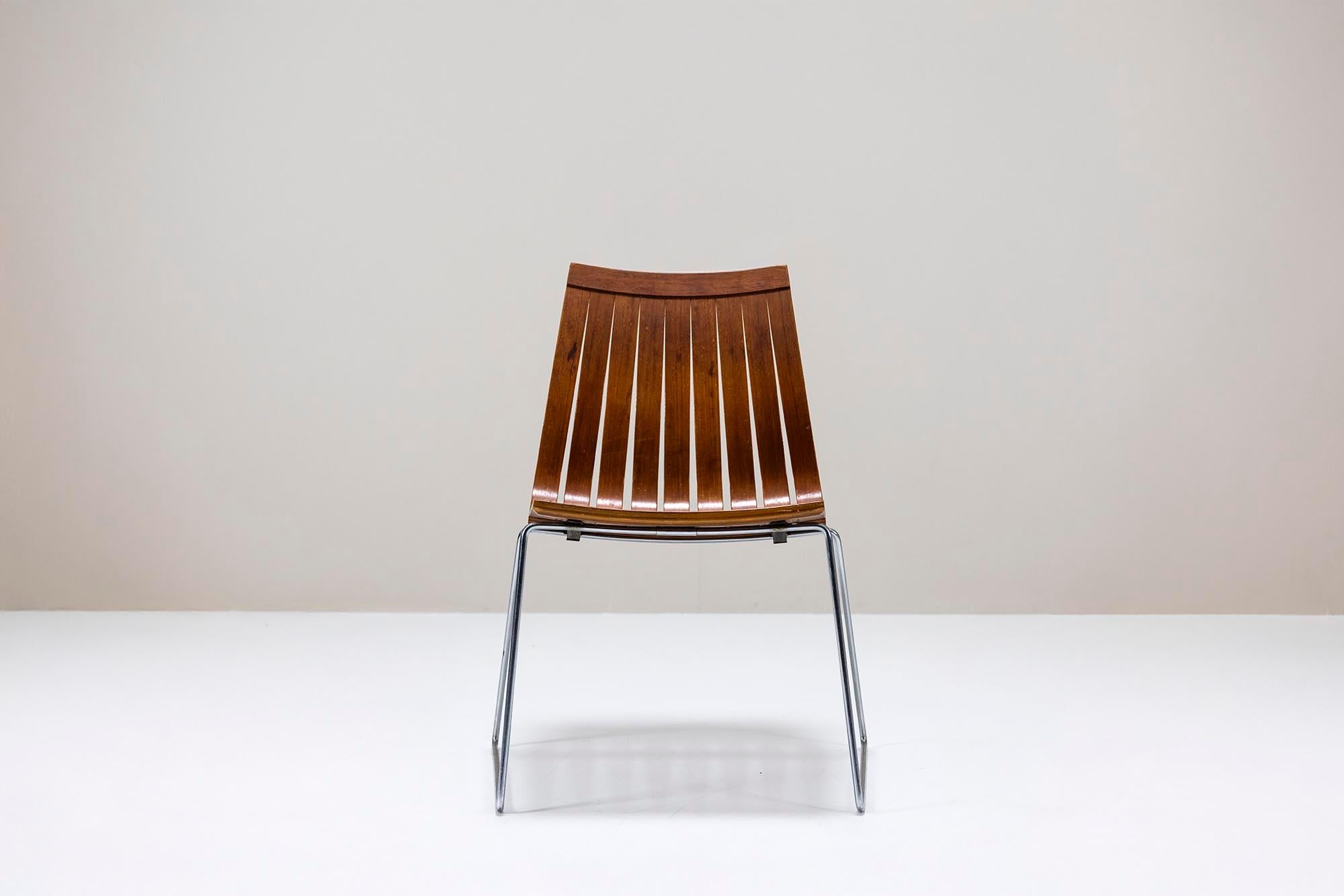 Set of Four Tønnestav Dining Chairs by Kjell Richardsen for Tynes Møbelfabrikk For Sale 4