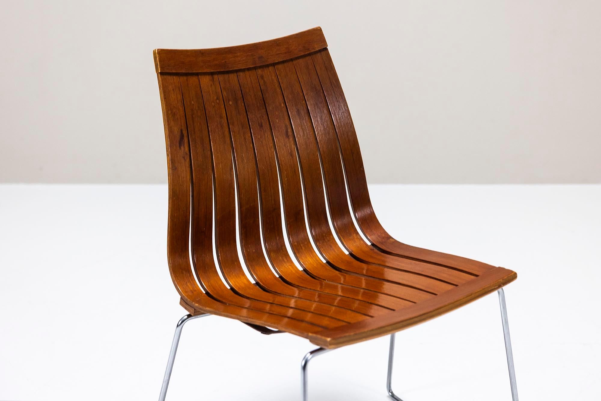 Set of Four Tønnestav Dining Chairs by Kjell Richardsen for Tynes Møbelfabrikk For Sale 9